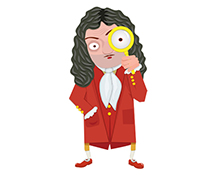 Anton Leeuwenhoek cartoon
