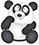 Baby panda cartoon