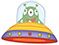 alien spacecraft cartoon