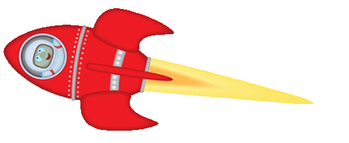 red rocket animation