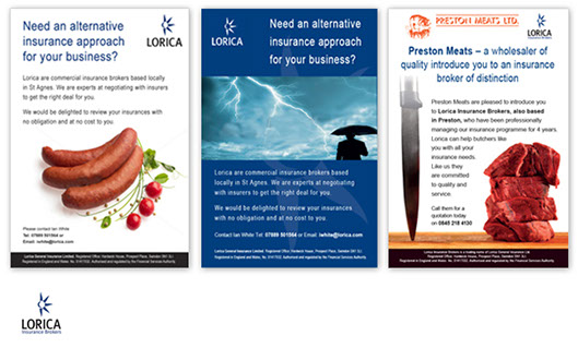 Lorica insurance Brokers print adverts