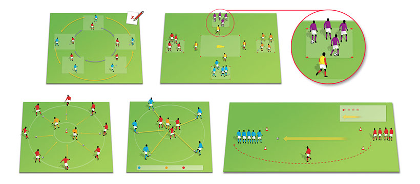 Illustrations for Tackle Africa's coaching manual